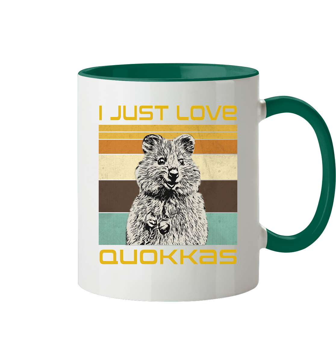 Tasse "Quokka" | 2-Farbig | Beidseitig bedruckt