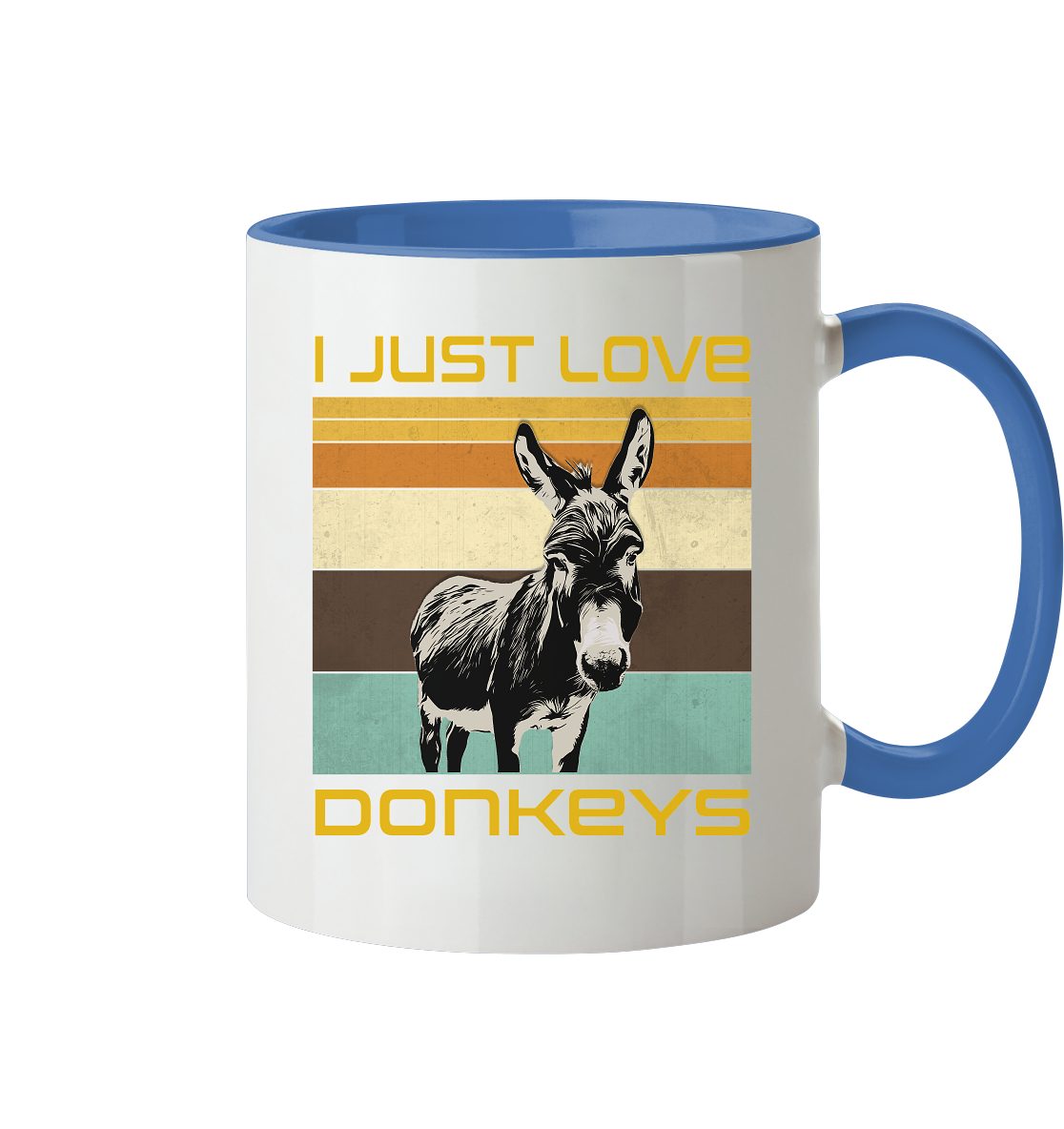 Mug "Donkey" | High-strength photo printing | 2-color