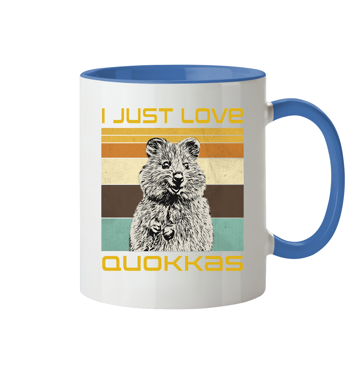 Tasse "Quokka" | 2-Farbig | Beidseitig bedruckt