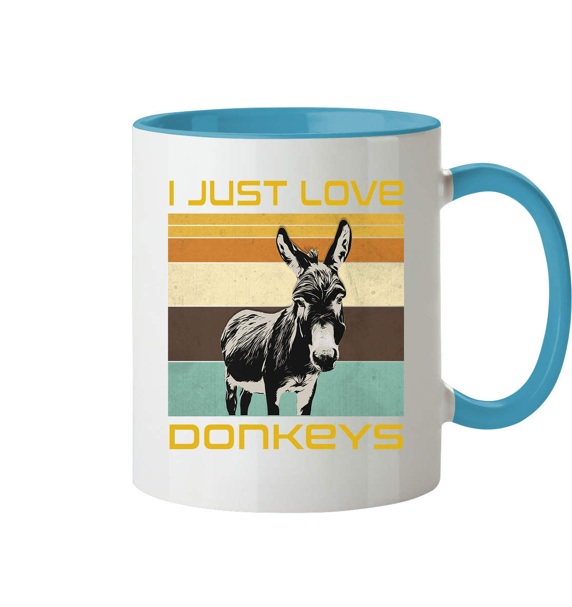 Mug "Donkey" | High-strength photo printing | 2-color