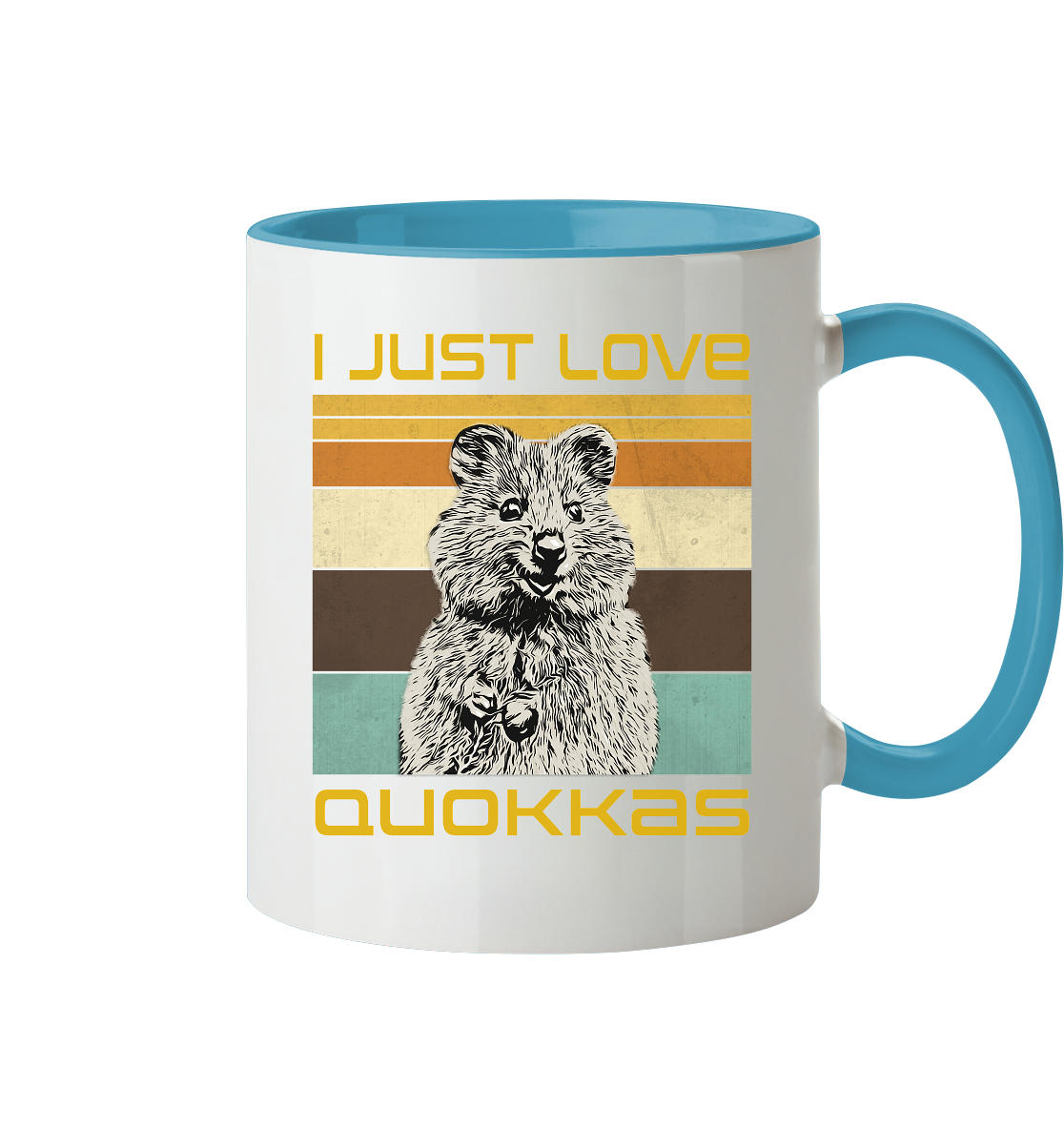 Tasse "Quokka" | 2-Farbig | Beidseitig bedruckt