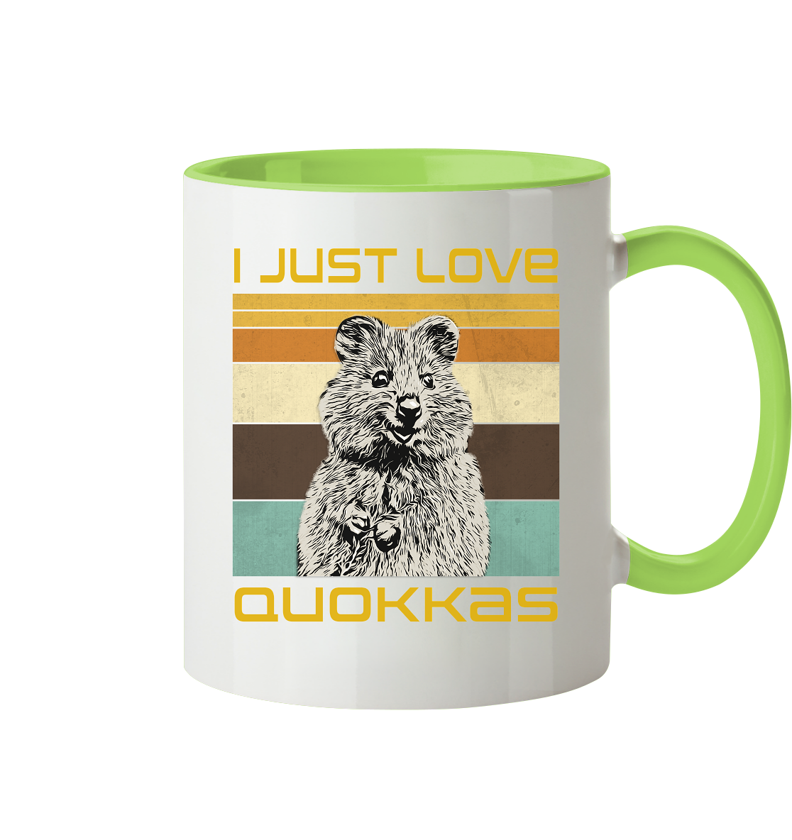 Tasse "Quokka" | 2-Farbig | Beidseitig bedruckt