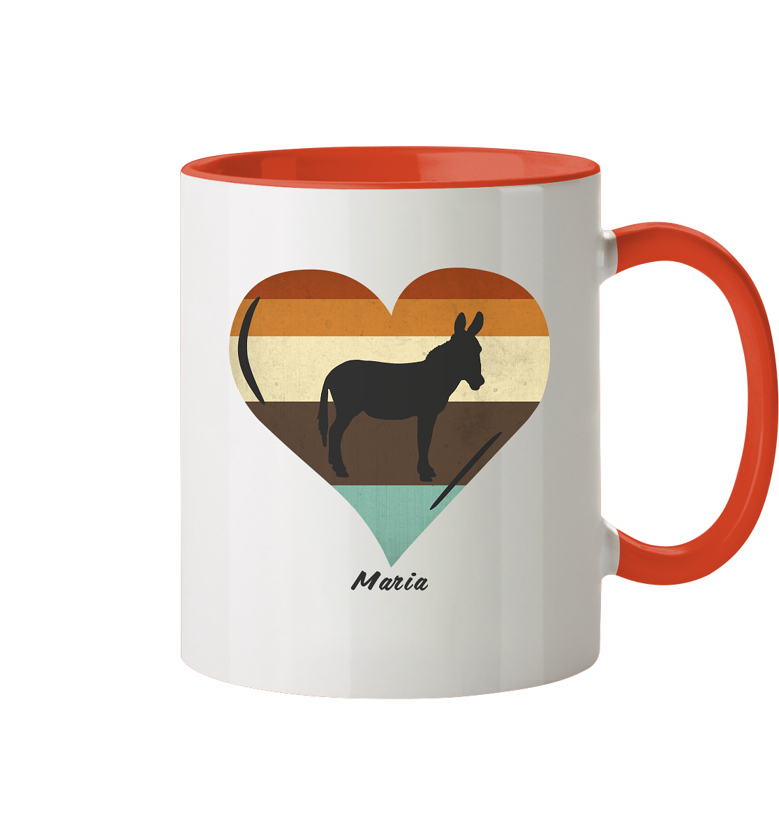 Tasse "Esel-Love" | 2-Farbig | Personalisierbar