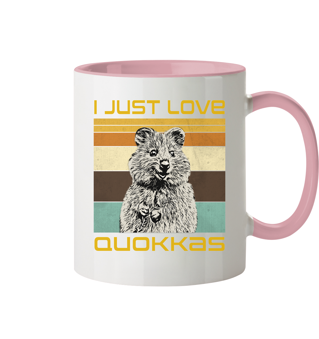 Tasse "Quokka" | 2-Farbig | Beidseitig bedruckt