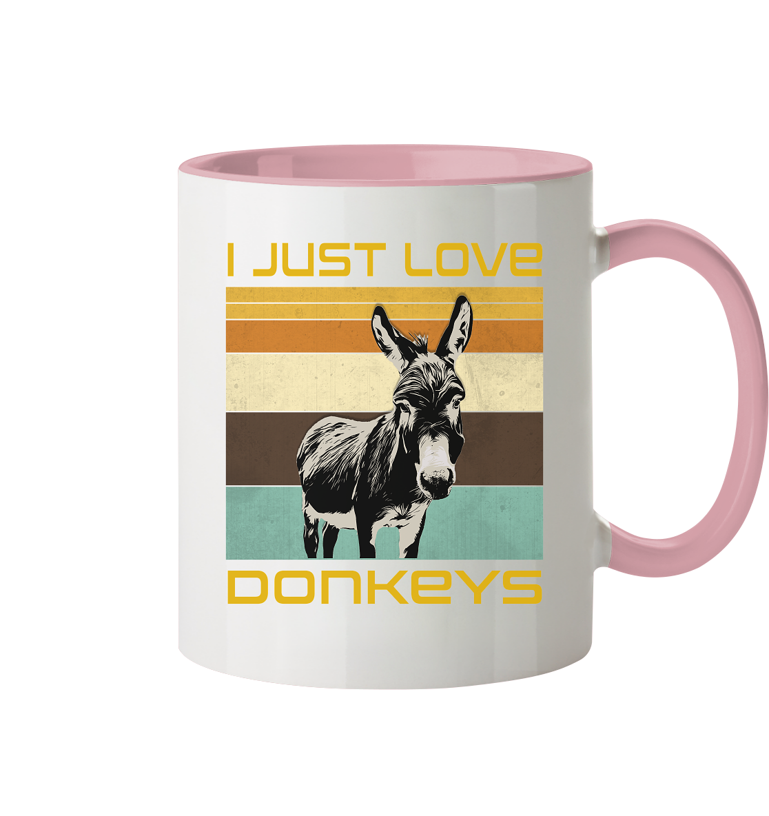 Mug "Donkey" | High-strength photo printing | 2-color