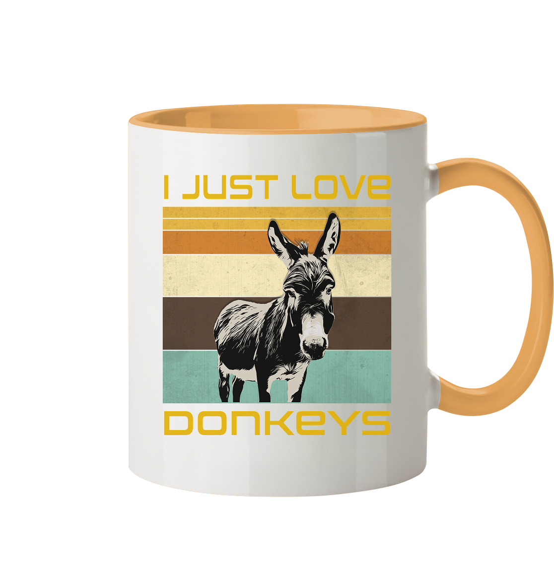 Mug "Donkey" | High-strength photo printing | 2-color